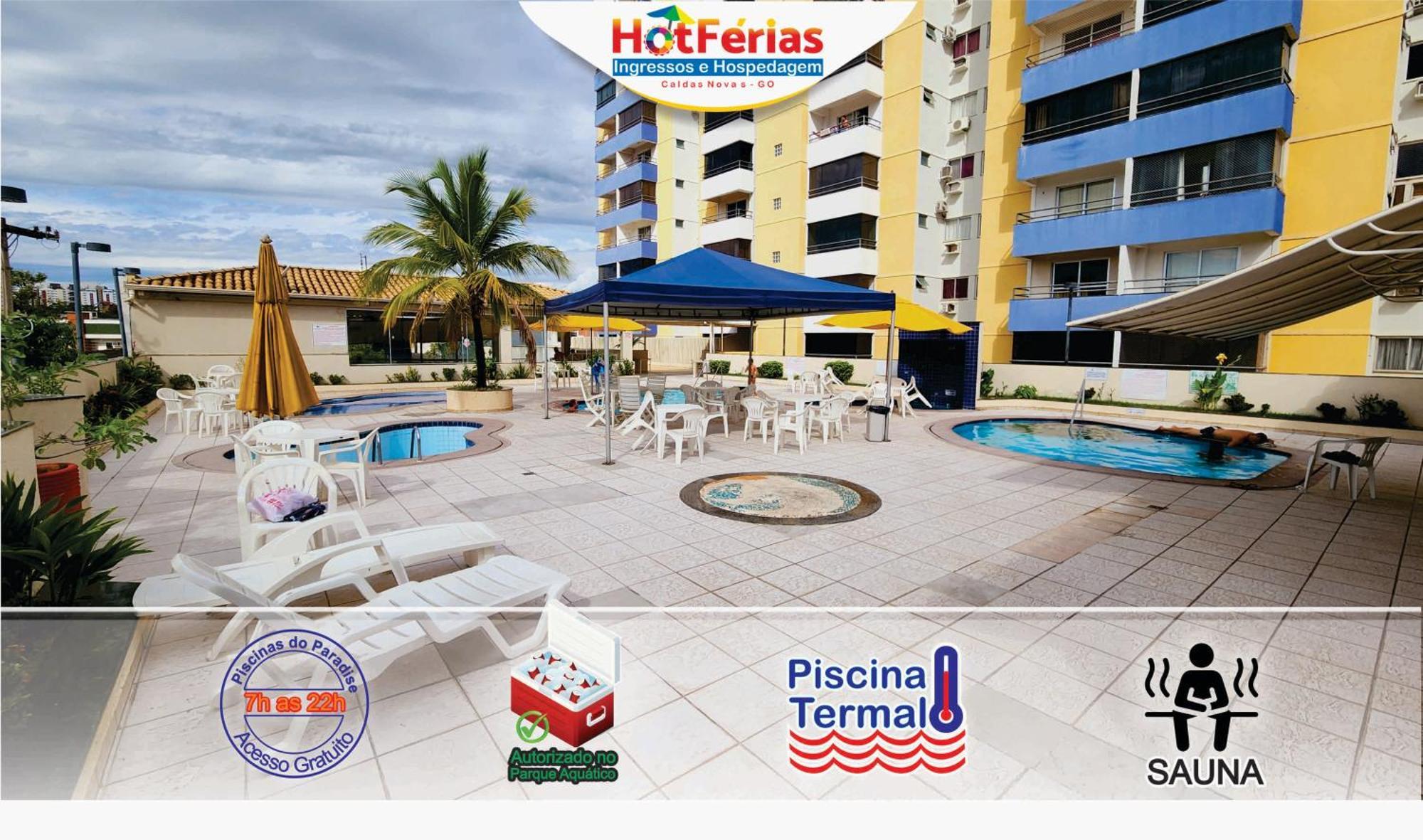 קאלדס נובאס Flat Paradise, Piscinas Termais, Proximo Ao Centro - Hotferias מראה חיצוני תמונה