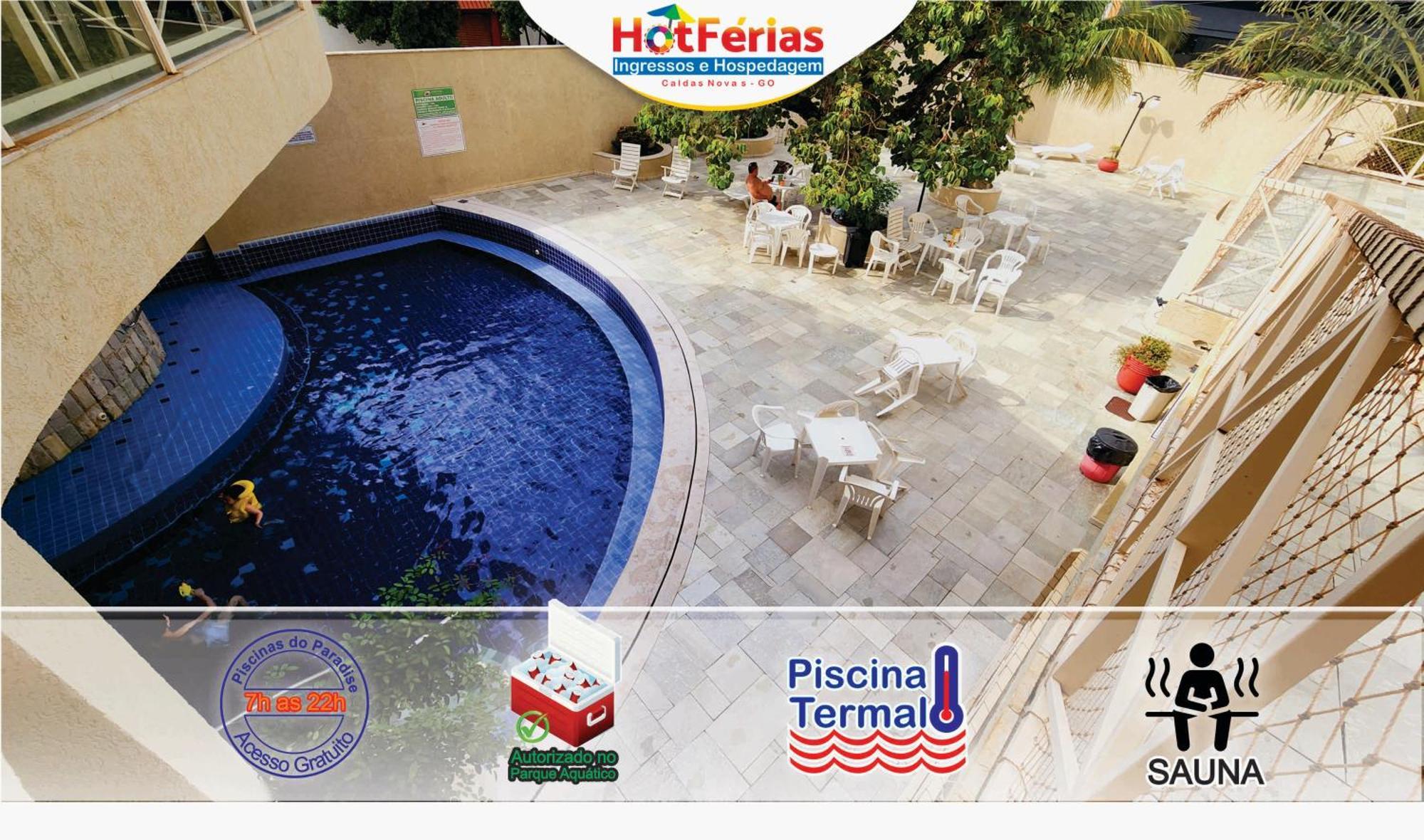 קאלדס נובאס Flat Paradise, Piscinas Termais, Proximo Ao Centro - Hotferias מראה חיצוני תמונה